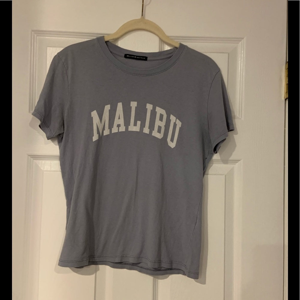 Brandy Melville Light Blue Malibu Tee
